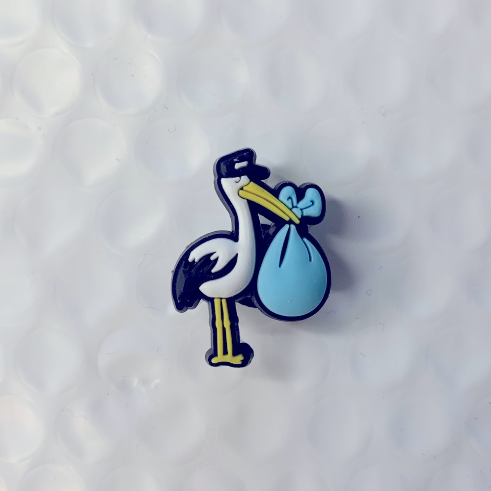 Baby boy on way croc charm